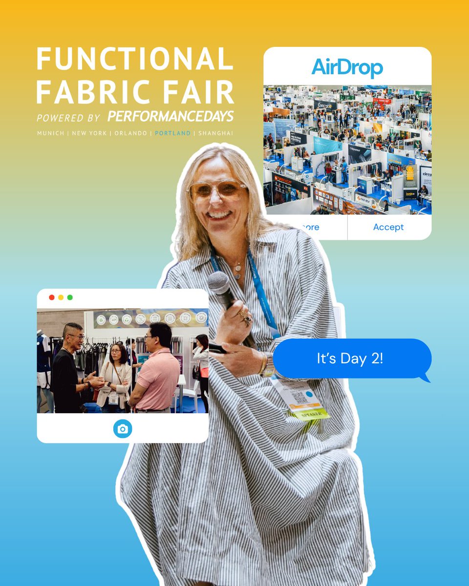 FunctionalFF's tweet image. Day 2 and we’re going strong! This show has been all about innovation, inspiration, and industry connections.

Don’t miss these final moments to see, learn, and connect! What&apos;s on the agenda for Day 2? 📝