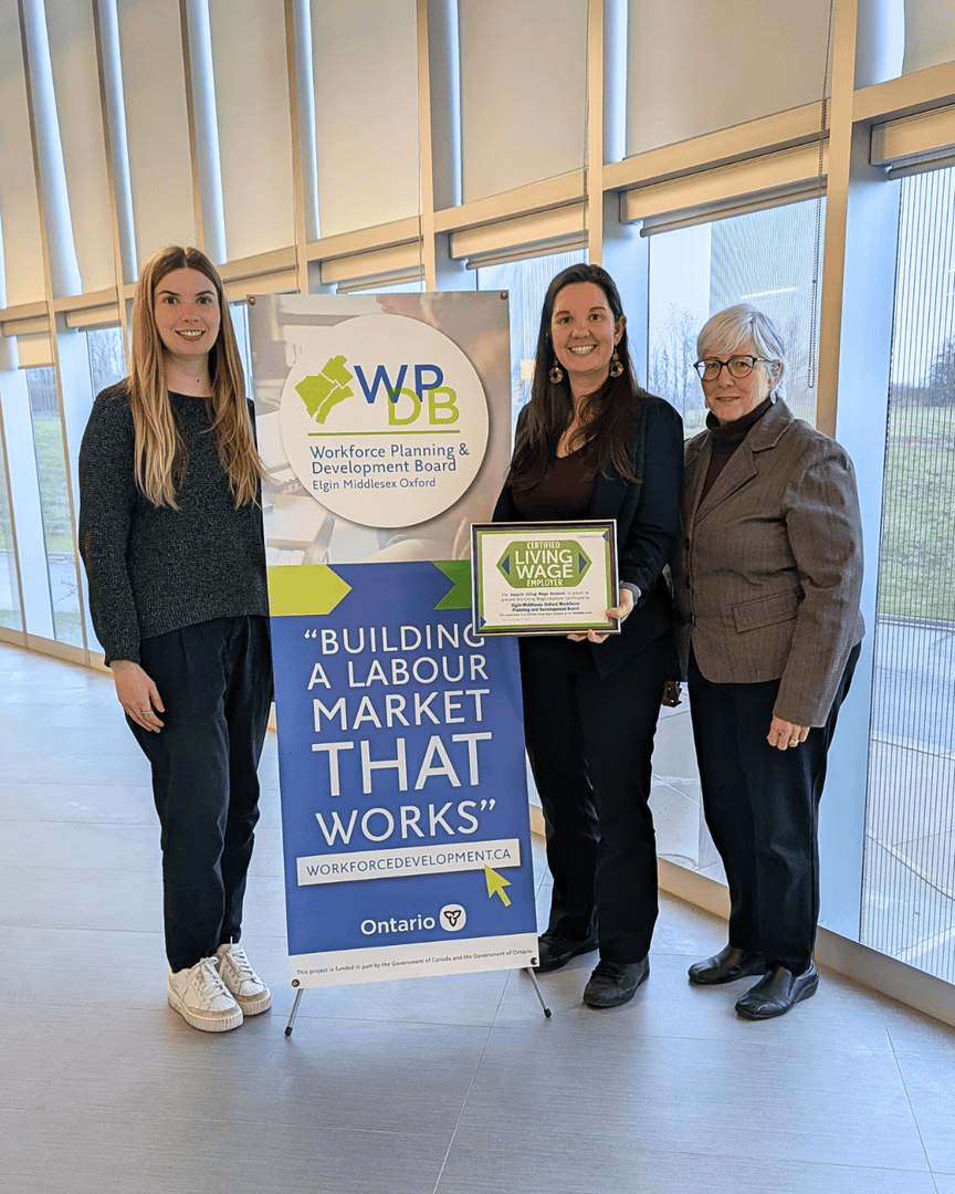 WorkforceEMO's tweet image. We’re proud to share that EMOWPDB is a Certified Living Wage Employer through the Ontario Living Wage Network! 🌟

We encourage local employers to join the movement and make a difference! Learn more 👉 ontariolivingwage.ca

#LivingWageWeek #CertifiedLivingWageEmployer