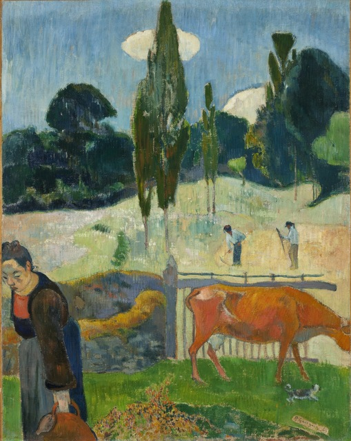 paintlyapp's tweet photo. 🎨 Art lover? Hit follow for daily masterpieces that'll inspire you!
🖼️ The Red Cow, 1889, Paul Gauguin
❤️ Double tap if this masterpiece speaks to you!
💭 Share your thoughts in the comments!
#art #arthistory #paintings #paintly #dailyart https://t.co/xVFQW5z1PM