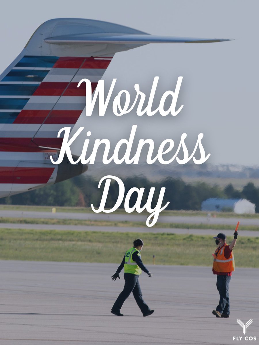 COSAirport's tweet image. A little kindness goes a long way.

On #WorldKindnessDay, we want to send a massive thank you to the unsung heroes, our dedicated TSA Agents and Air Traffic Control Professionals, who work tirelessly to keep our skies and terminals safe.

Thank you for keeping us safe!

#FlyCOS