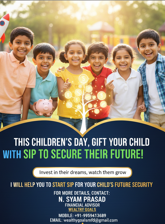 nsyamp's tweet photo. Secure Your Child Future with SIP. Small savings makes big difference. 
👦👧👶👨‍👩‍👧‍👦
#wealthygoals #ChildrensDay #HappyChildrensDay2025 #mutualfunds #mutualfundssahihai #sip #ChildFuturePlanning https://t.co/94v9BDsbCi