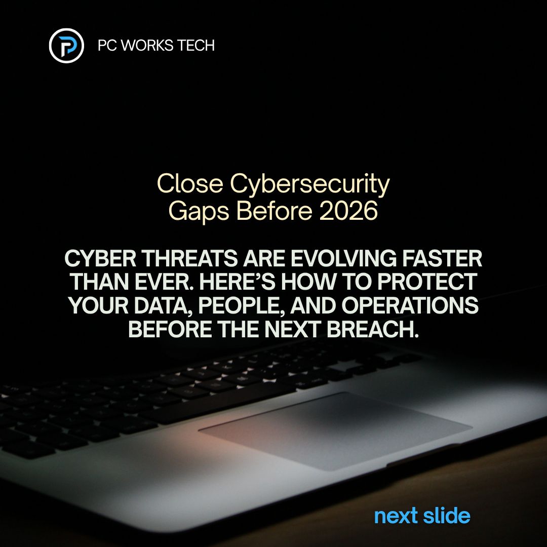 PC_Works_Tech's tweet image. Most breaches don’t start with hackers—they start with weak passwords, missed patches, or untrained users.
IMOS Works by PC Works Tech helps you close the gaps before 2026.

#CyberResilience #IMOSWorks #PCWorksTech #FutureProofIT