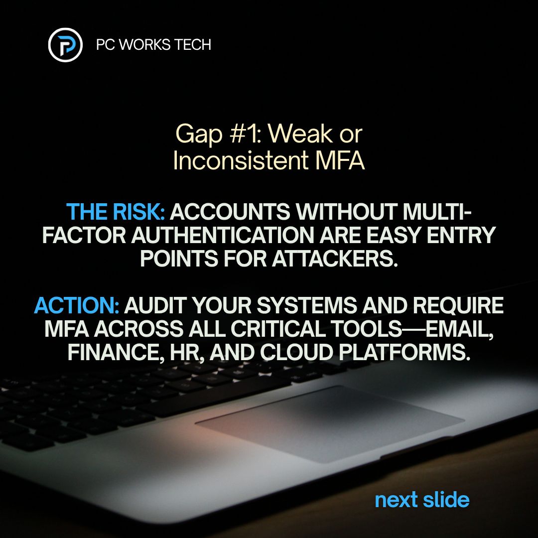 PC_Works_Tech's tweet image. Most breaches don’t start with hackers—they start with weak passwords, missed patches, or untrained users.
IMOS Works by PC Works Tech helps you close the gaps before 2026.

#CyberResilience #IMOSWorks #PCWorksTech #FutureProofIT