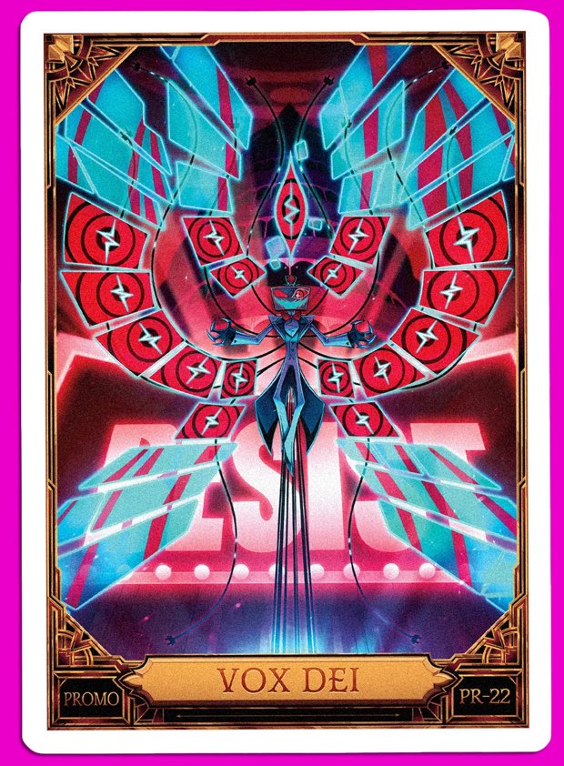 ハズビンホテル Hazbin Hotel VOX プロモカード promo Hazbin Hotel Trading Card - Vox Populi Promo Pr-21 - SEALED - IN