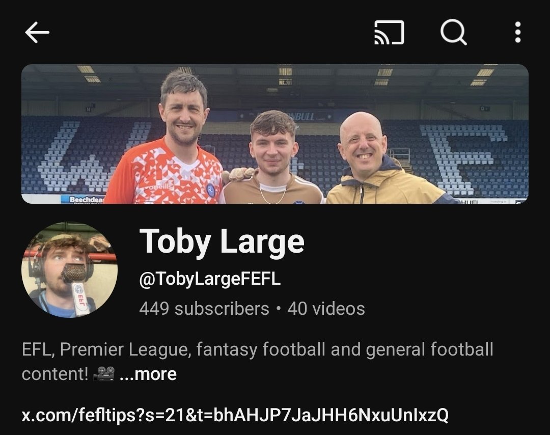 Right whilst I have got 120ish in my WC... if anyone who has entered is not subscribing to <a href="/FEFLTips/">Toby - Fantasy EFL Tips</a> (Toby) on YT there may have to be consequences! Just 51 from 500 but he should be aiming for 1k+. Check out the channel and give him a sub please. Best FEFL content 👑