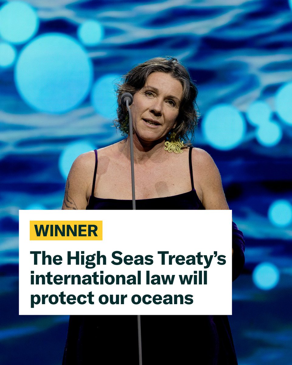 EarthshotPrize's tweet image. Revive Our Oceans: The High Seas Treaty will become the first-ever global legal framework for Marine Protected Areas on the High Seas, securing the future of our oceans, supported by @HighSeasAllianc.