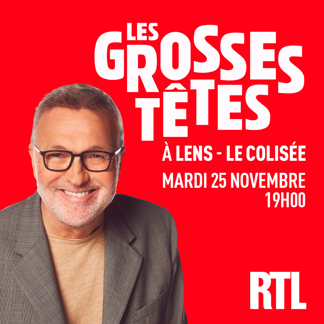GrossesTetesRTL's tweet image. Les Grosses Têtes débarquent à Lens le mardi 25 novembre ! Réservation gratuite ici : colisee.villedelens.fr 🎫😍