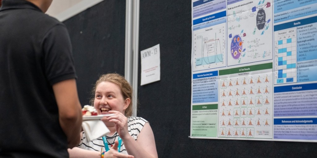 AWMmath's tweet image. Grad students: this SATURDAY is the deadline to apply for the Graduate Student Poster Session at the AWM Workshop at the 2026 SIAM Annual Meeting! 

📅 Deadline: Nov 15
🔗 Apply here: mathprograms.org/db/programs/18…

More info:
🔗 awm-math.org/wp-content/upl…

#AWM #AWMatSIAM #SIAM #SIAMan26