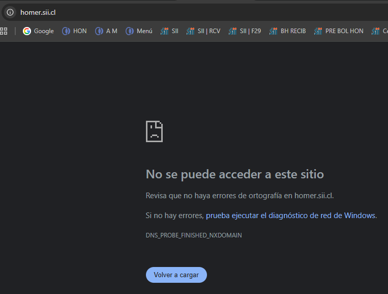 jsilvav's tweet photo. @min_interior @SII_Chile @Presidencia_cl el Servicio de Impuestos Internos 3 dias con problemas @meganoticiascl @TVN @chilevision @Senado_Chile @Camara_cl https://t.co/cZGcKeRYfz