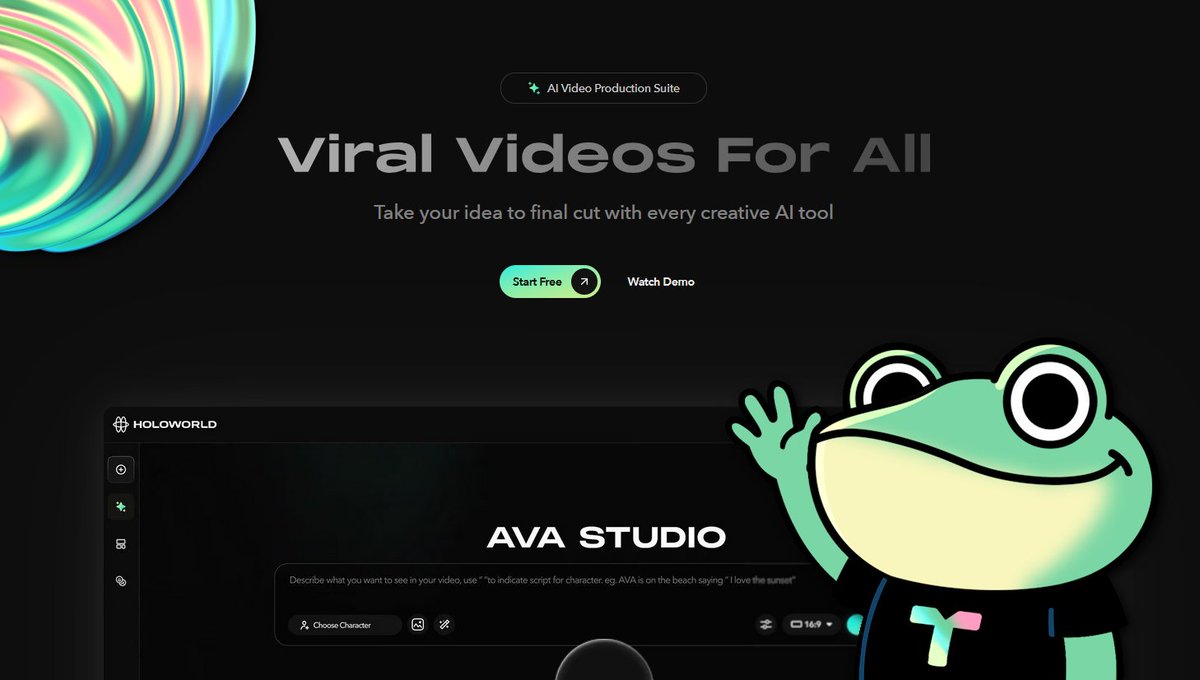 Talus_Labs's tweet image. 1/5 We’re joining forces with @HoloworldAI and @avastudio_ for a new challenge, one of the last before TGE 👀

It’s time to see who’s mastered AI content creation, and earn some rewards.

📅 Duration: Nov 13- Nov 18