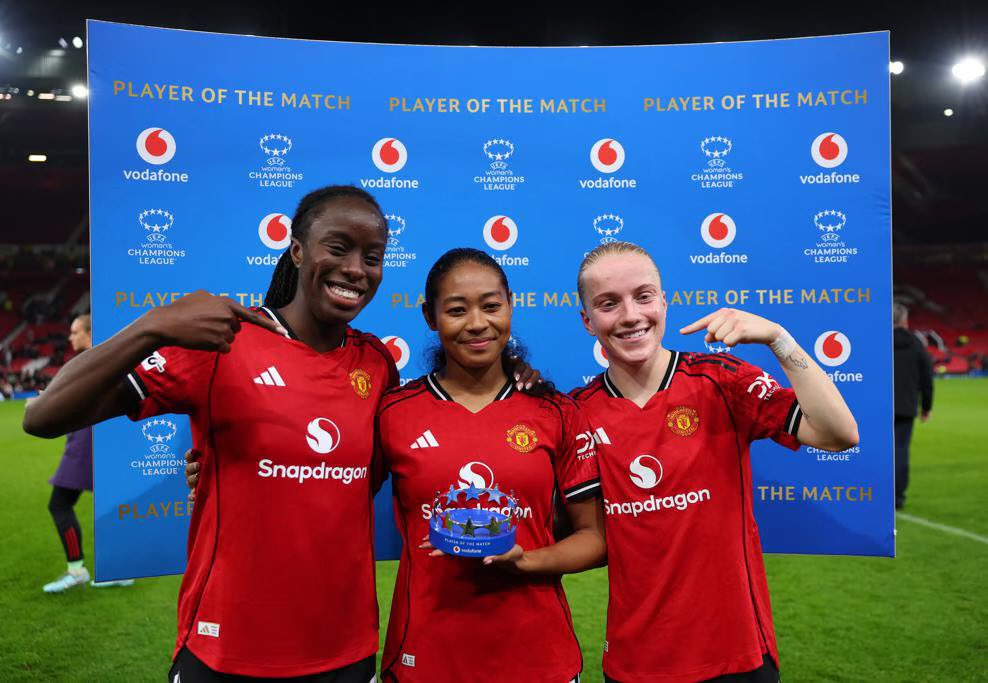 Este Manchester United tem uma pegada boa. 

Obteu 3 jogos nesta edição da Champions Feminina com 4 vitórias na vitória de ontem com o PSG. 

Ruben Amorim, toma nota. 
#MUNPSG #UWCL