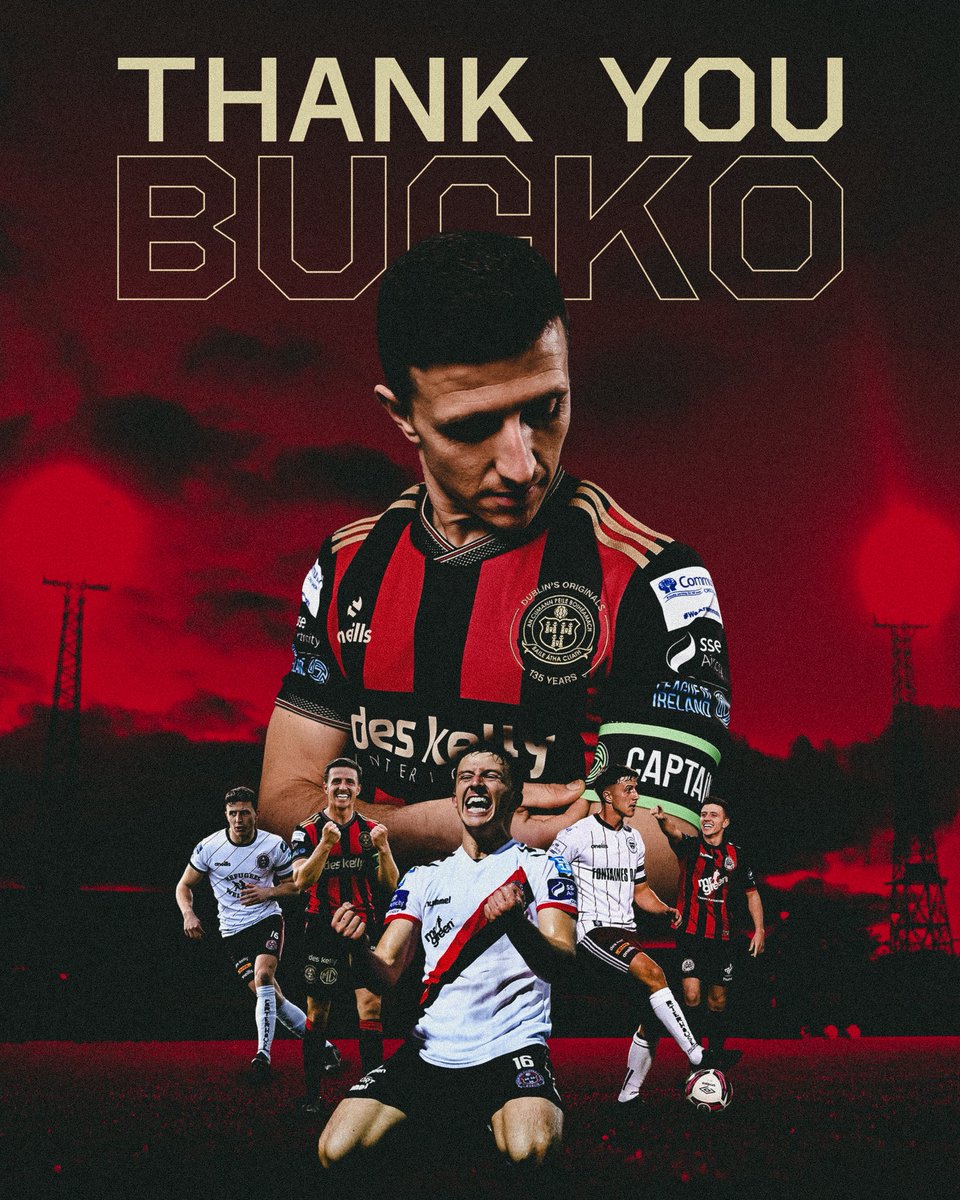 379 appearances, 20 goals, countless tackles - only one Keith Buckley. 

Thank you Bucko ❤️🖤