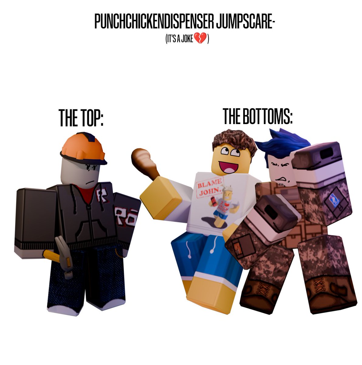 Naomi_Laydxn's tweet photo. Bonus or jumpscare?? Idk💔💔

#builderman #shedletsky #guest1337 https://t.co/q4j87pG6VR