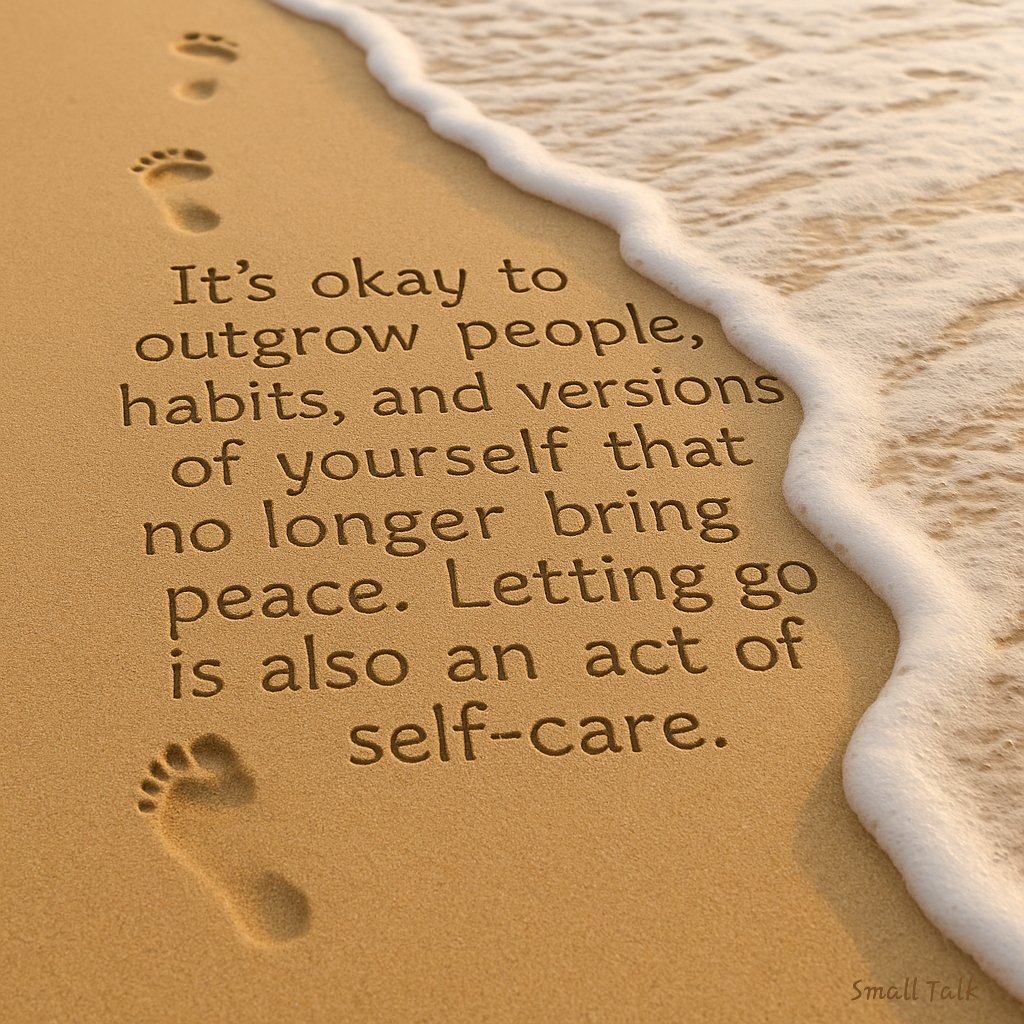 Some seasons ask us to loosen our grip and trust ourselves a little more.
It’s okay to leave behind what no longer supports your mental wellbeing. You’re allowed to choose peace, every single time.
If you’re letting go of something heavy… I’m proud of you.
