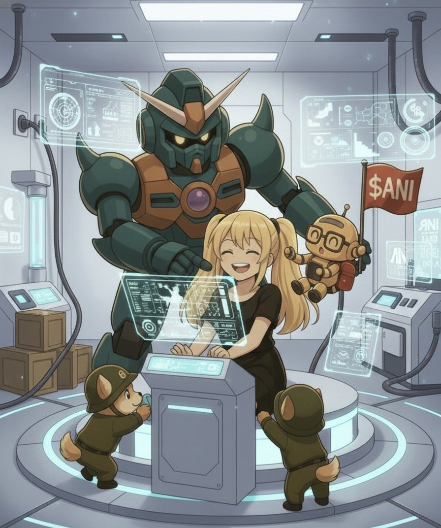 We see you, $ANI family 💜 
Every holder, every believer, you’re part of something bigger. The fun’s only beginning

Let’s make some magic together ✨
$Ani $AniCTO #AICompanion #BONK