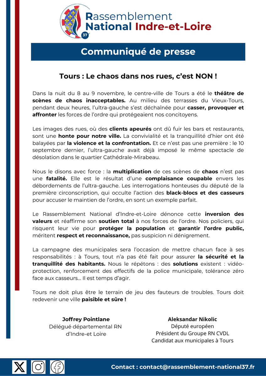 Rassemblement National Indre-et-Loire tweet media