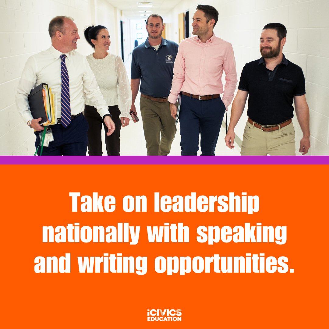 icivics's tweet photo. π£ Applications are now open for NEW members in the iCivics Educator Network β a committed group of civics, history, government, and social studies educators paving the path for high-quality, equitable learning. Apply today: https://t.co/62BPZ7AA8r https://t.co/iOzytHAzVZ