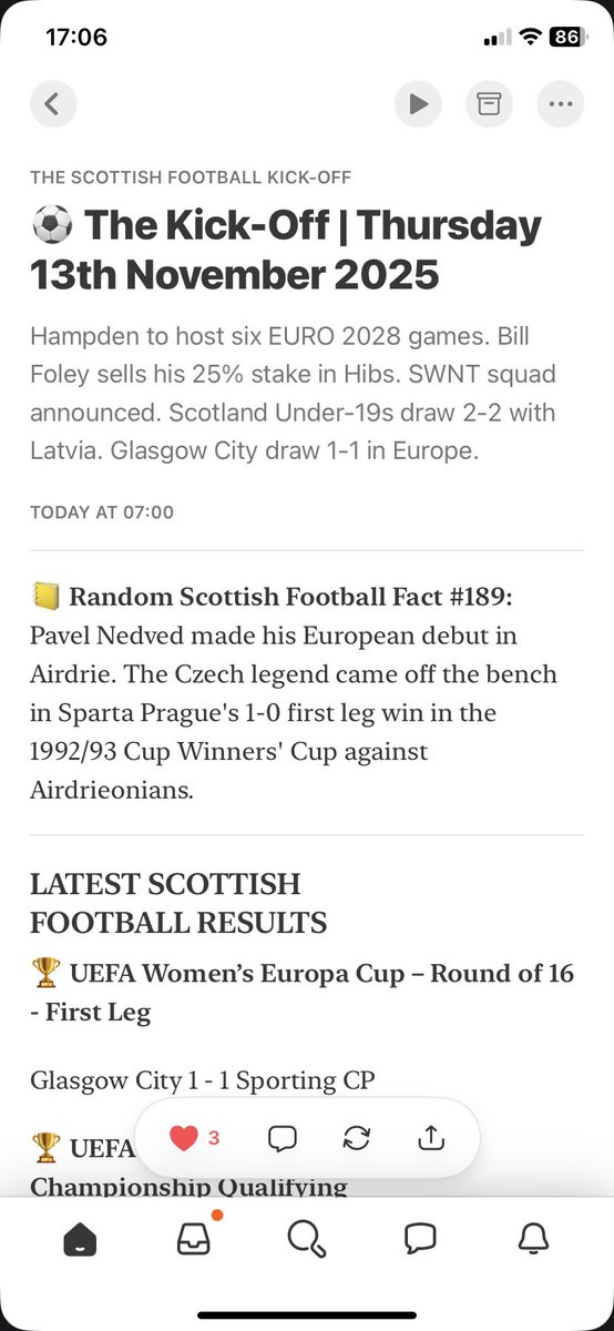 An Airdrie mention in today’s <a href="/ScottishKickOff/">Scottish Football Kick-Off</a>!