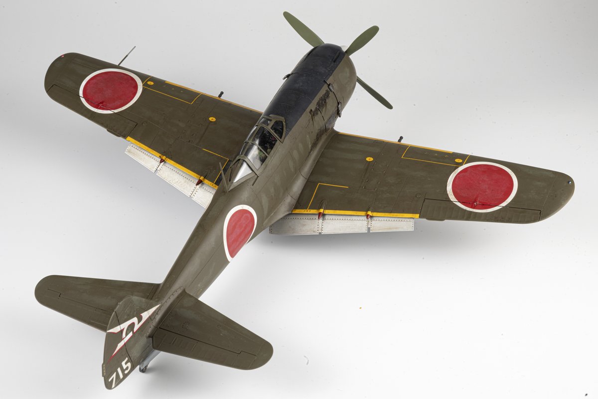 でけた。ハセガワ1/32 キ84 疾風が。