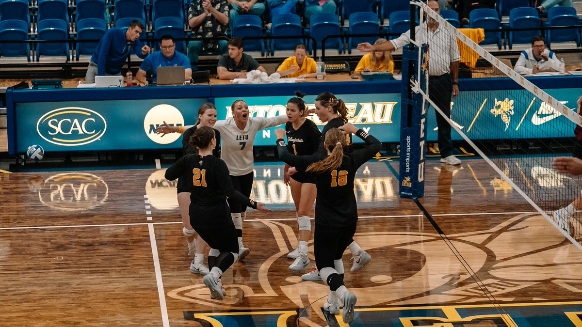 LETUAthletics's tweet photo. TOURNEY PREVIEW | 

@LETUVolleyball ramps up for SCAC Tournament.

STORY: https://t.co/aTRkOhW105

#LeTourneauBuilt #d3vb https://t.co/L70wqCEdVW