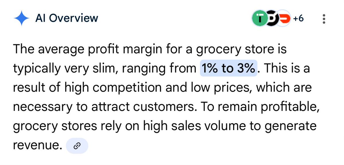 Not sure there’s as much fluff in the grocery store P&amp;L as people think…

But I’m sure the City of Seattle will be able to run a much more dialed operation than Kroger!
