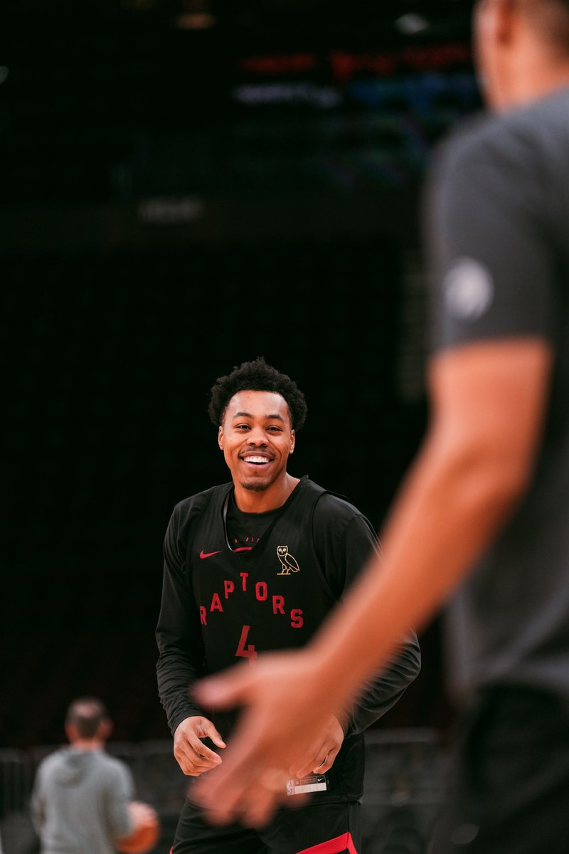 Raptors's tweet photo. Morning work in CLE 💪 https://t.co/WnVpFOYa4S