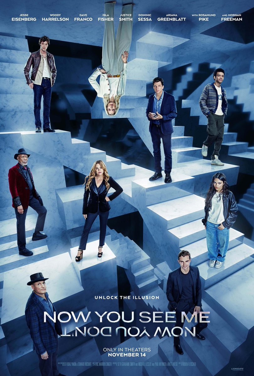 AFCC member Jason Evans (<a href="/JasonDukeEvans/">Jason Evans</a>) reviews #NowYouSeeMe NowYouDont which he says " is too crowded as the plot and the players veer from one absurd situation to the next." flixchat.blogspot.com/2025/11/jason-… #AFCC #MovieReview #ForTheLoveOfMovies
