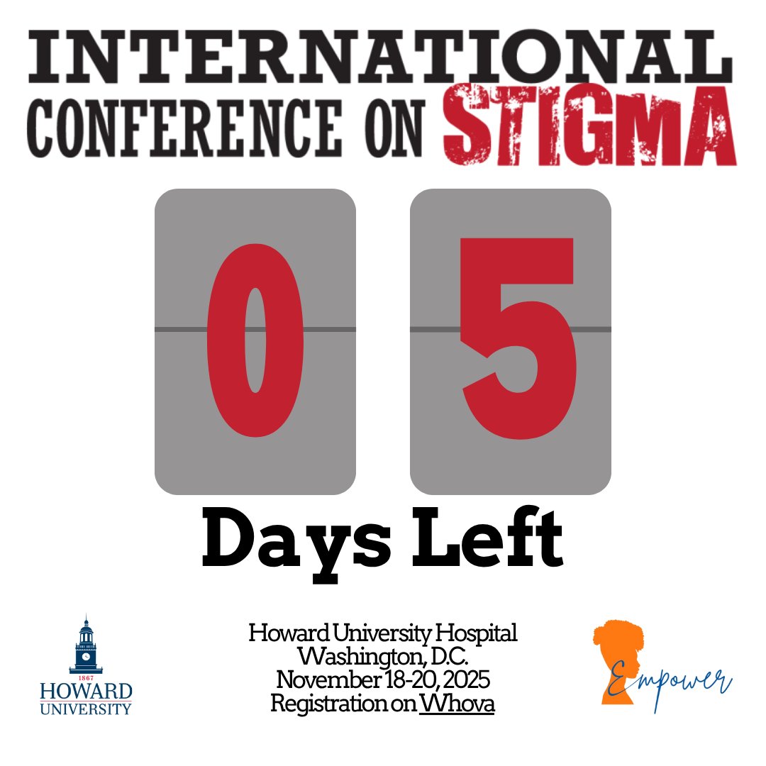 WhoCanYouTell's tweet image. With five more days to the conference, please share five ways we can fight stigma. Drop your ideas, and let&apos;s work together to make a difference. 👇#ICS2025 #HUStigmaProject #HUEmpowerProject