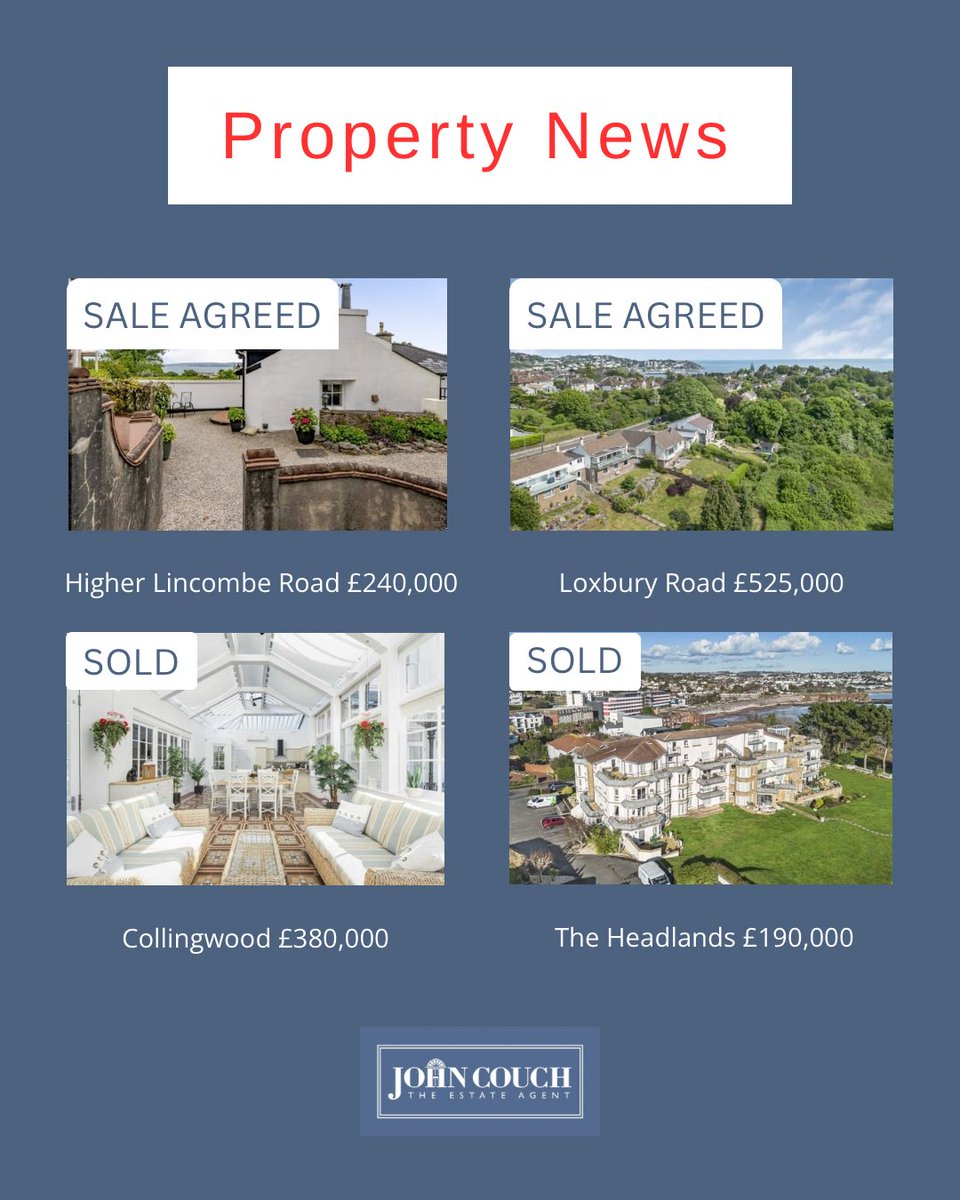 Congratulations to all of our vendors and purchasers so far this week, whether you have exchanged or had an offer accepted... we're so happy for you! 🔑🏡 

#soldsign #sellingproperties #estateagentsdevon #torquay #torbay