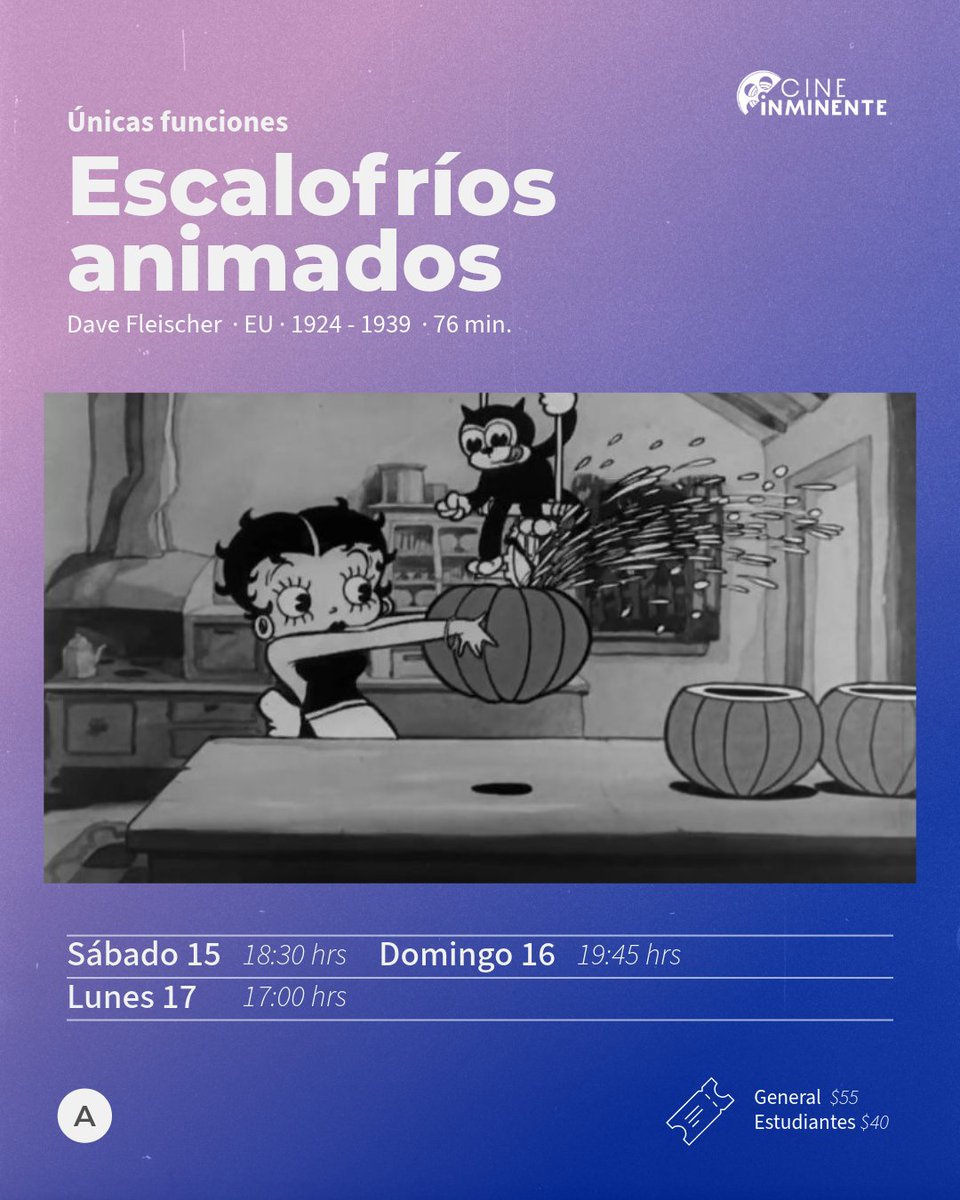 ESCALOFRÍOS ANIMADOS | <a href="/fleischertoons/">Fleischer Cartoons!</a> 

<a href="/DaimonCine/">DAIMON</a> 👻😈🕯️🎃🕷