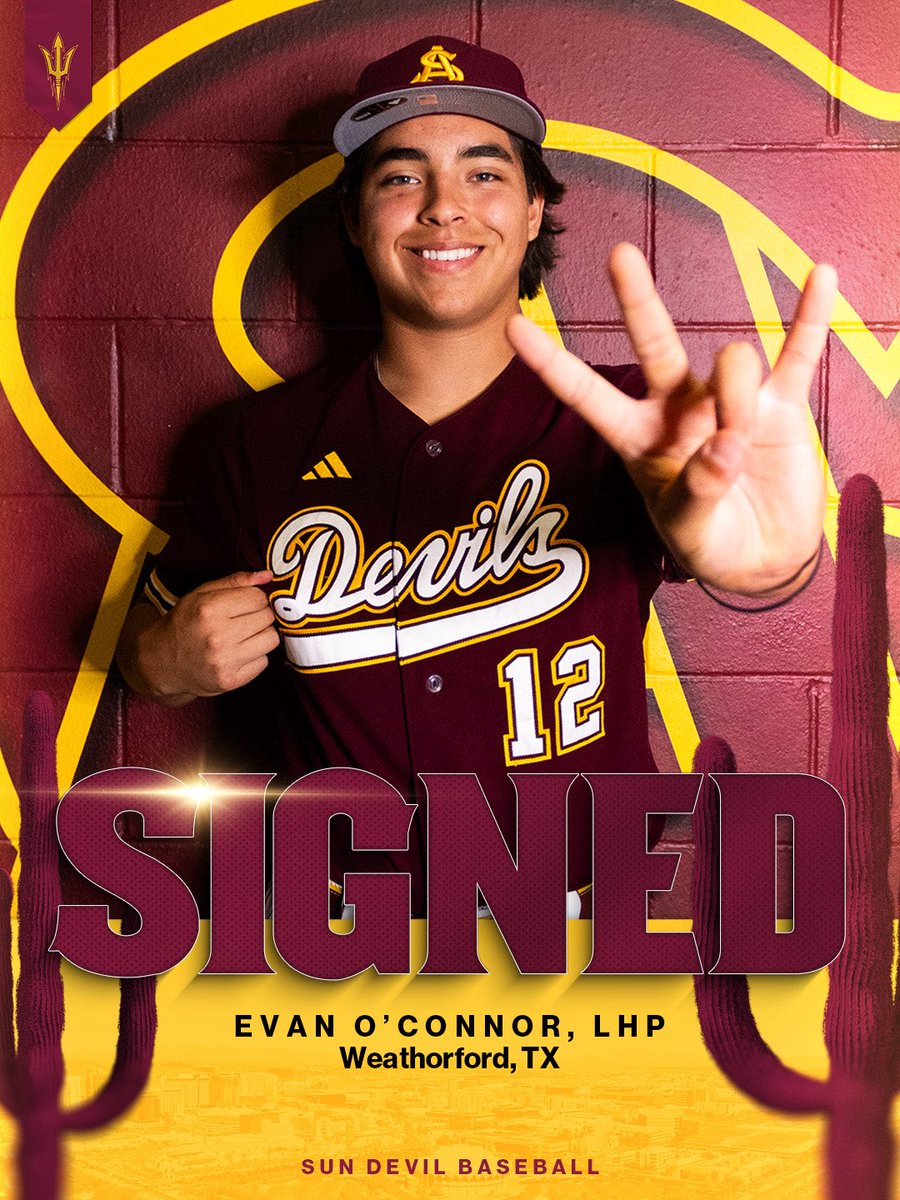 Bringing a little Texas heat to Tempe 🔥

Welcome to the Sun Devil family, Evan!

#ForksUp /// #Onward