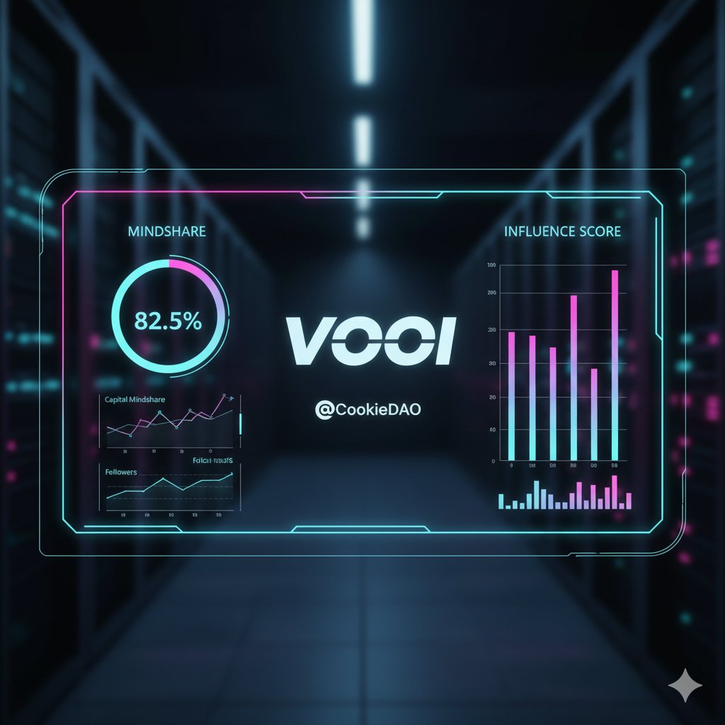 Avay1247838's tweet image. Mindshare is **data**. 📊

Vooi&apos;s future is measured by **real influence** tracked on **@cookiedotfun  **. If your insight holds value, the leaderboard is waiting. Stop talking, start proving your worth!

Prove it now: [cookie.fun/O4FzAGWa]
@vooi_io #Vooi #DataFi
