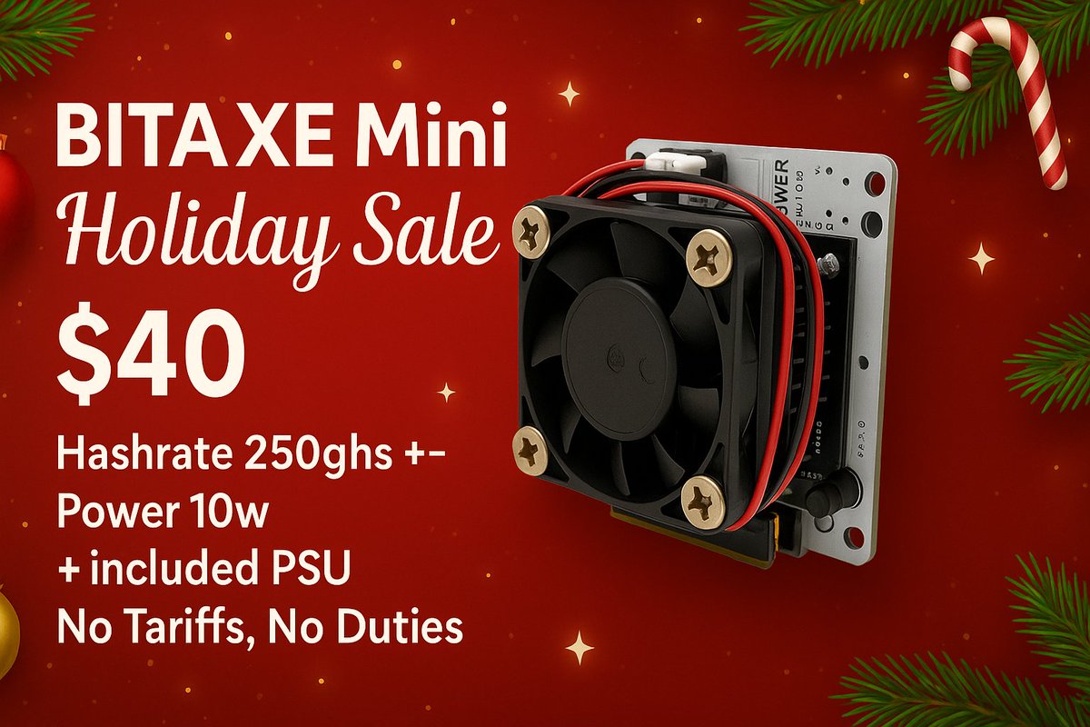 BrandonCoin1's tweet image. Just got another case of these little guys in perfect stocking stuffers to introduce someone to crypto and mining
thejellybay.com/detail.php?id=…

Stay tuned for a case/mount from @avoidbit