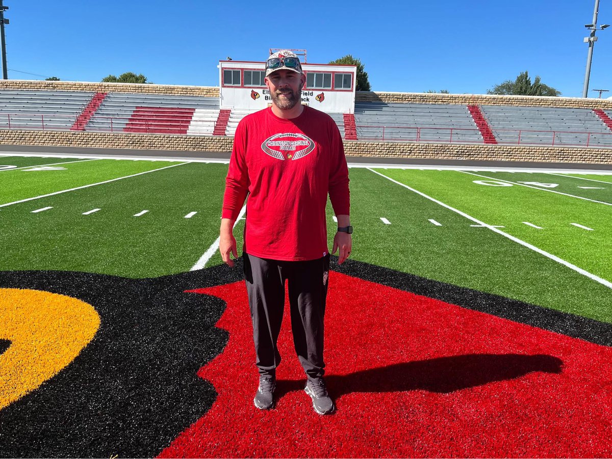 Consistency Under Zach Baird, Hoisington Football, 2A

Zach Baird took over as head coach in 2014, and from 2014 through 2025 he has delivered 12 straight winning seasons for Hoisington. The Cardinals are 9-0 this season, continuing one of the most consistent runs you will find