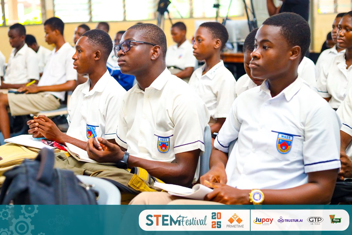 NSMQGhana's tweet photo. "Be ready to learn and unlearn."
Nimatu Asilgya, CEO SHE4G Foundation, Nurse
#MentorshipSessions #STEMFest25 #Primetime https://t.co/RpdnwOUObJ