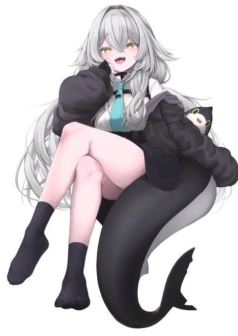 エフェクト外して塗り直したついでにフカヒレちゃんを追加予定