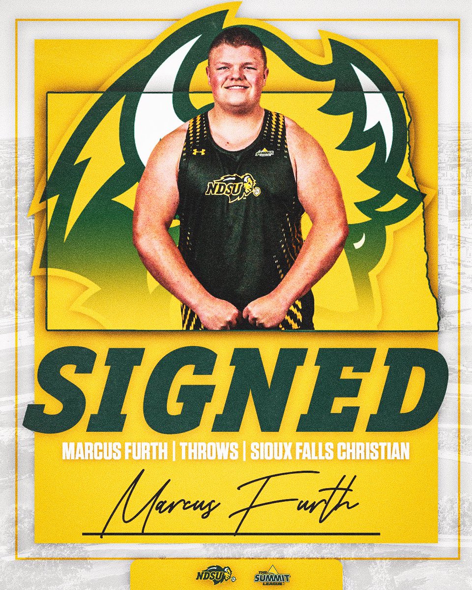 🖊️ 𝑴𝒂𝒓𝒄𝒖𝒔 𝑭𝒖𝒓𝒕𝒉

🦬 Sioux Falls, SD
🦬 Sioux Falls Christian HS
🦬 Shot put PR of 61-11.75
🦬 SD state runner-up in shot put
🦬 Top-15 nationally ranked junior in 2025