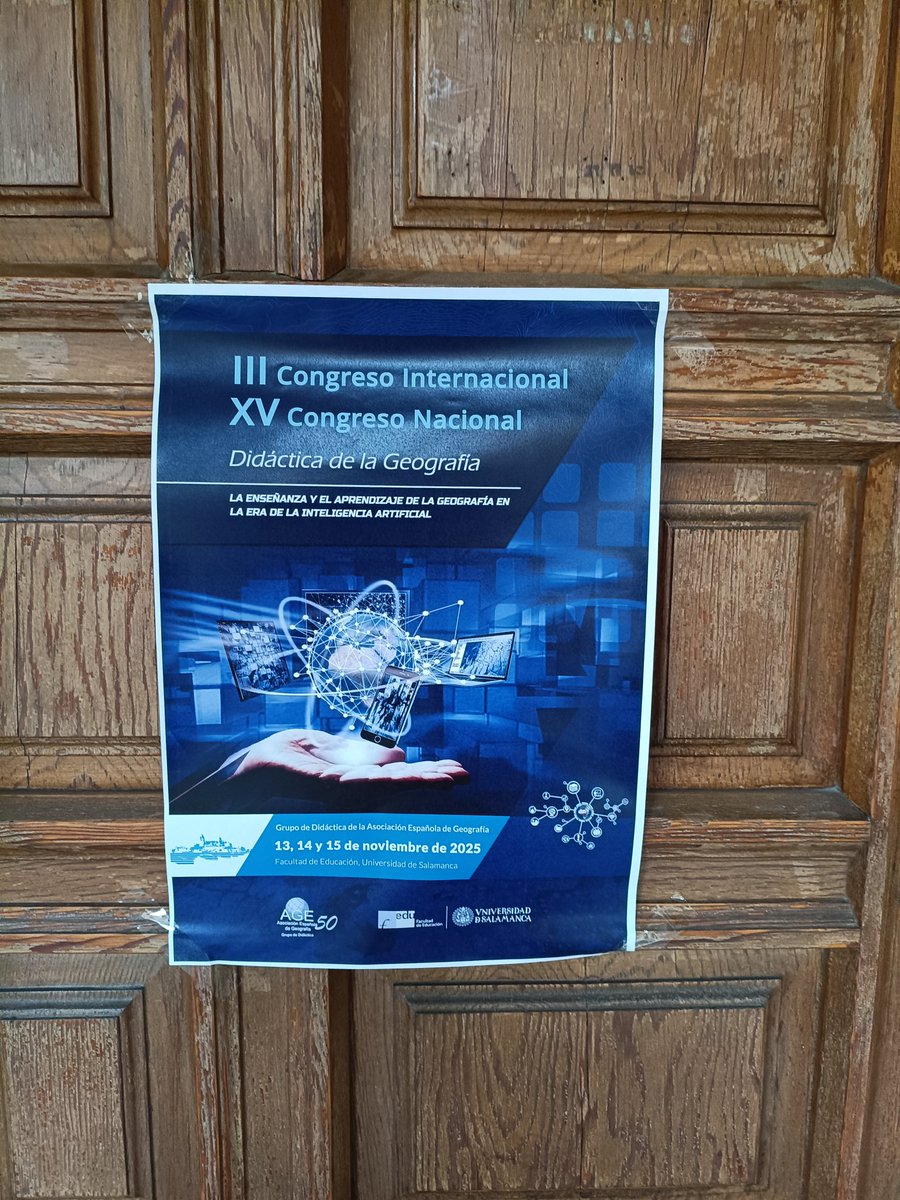Iniciando con muchas ganas #IIICongresoDidacticaGeografia #AGE <a href="/usal/">Universidad de Salamanca</a> IA en la enseñanza de la Geografía