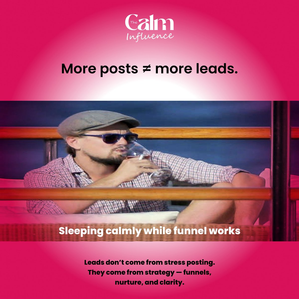 _CalmInfluence's tweet photo. More posts ≠ more leads.
You can post every day and still not attract a single paying client. Because leads don’t come from volume, they come from direction.

Leads come from clarity:
✅Clear offer
✅Clear audience
✅Clear next step https://t.co/O7fDSA79C2