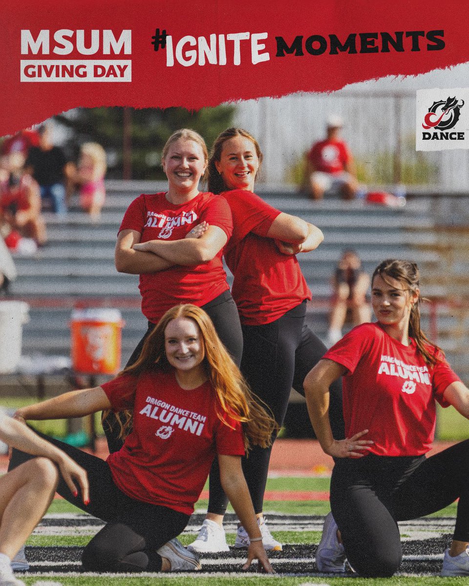 #Ignitemoments like these on #MSUMGivingDay  MSUM Giving Day is on November 14th 2024  msumfoundation.org/g/giving-day/d…  ROLL DRAGONS!!