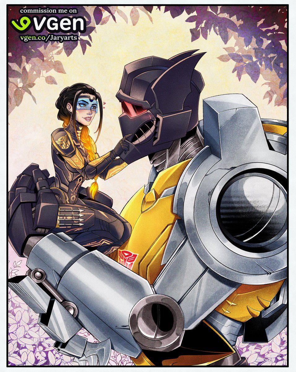 jaryarts's tweet photo. Oc x Canon Commission 𓍢ִ໋🌷͙֒ᰔ
 #VGenComm #maccadams #Transformers https://t.co/cLGzt9rSrx