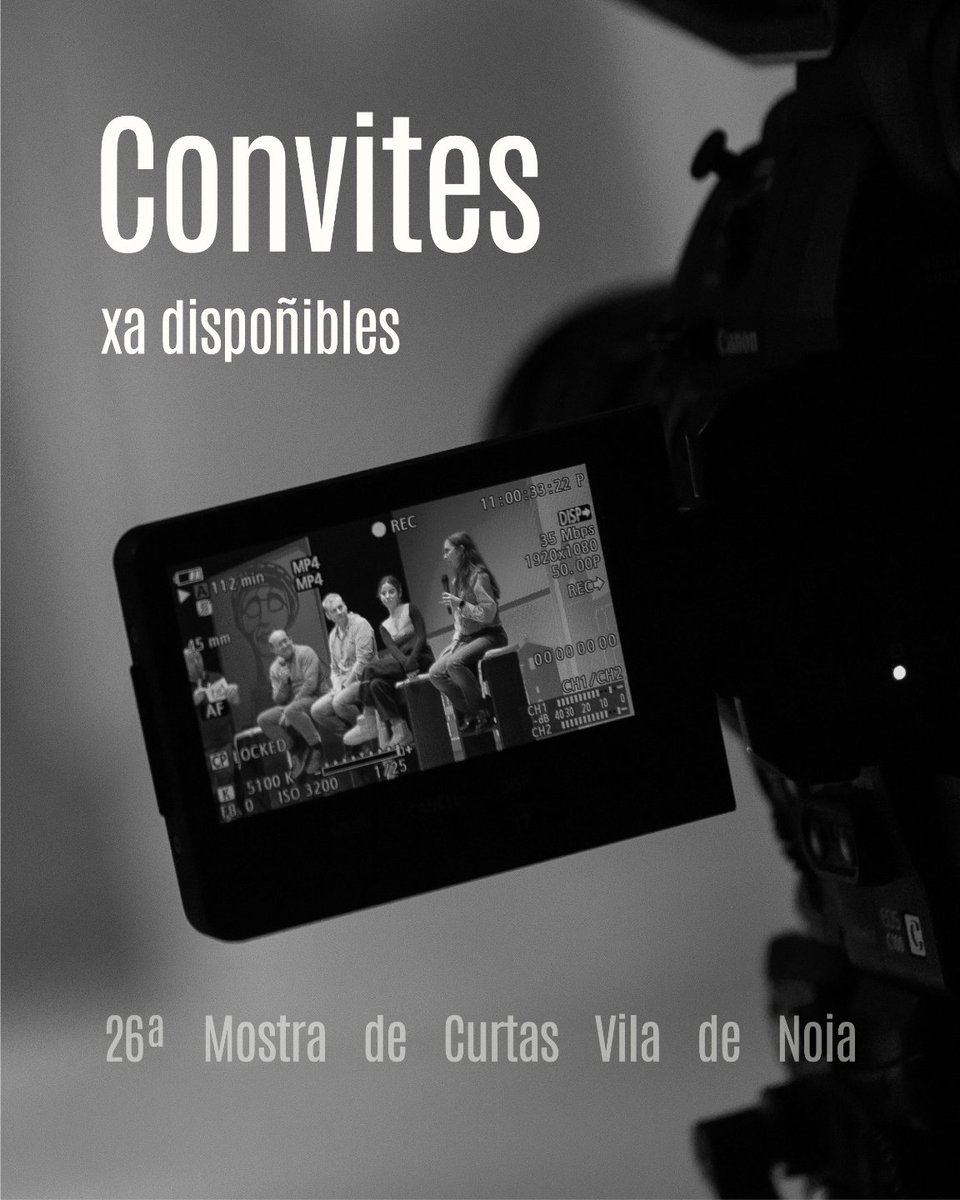 🎞️ Os convites para Cousas daquí e para as presentacións de ‘Rondallas’, ‘Sólo pienso en ti’ e  ‘Historias de Halloween’, dispoñibles dende mañá: 

🎟️ Coliseo Noela | 18.00 - 20.30 
Venres 14 e do 17 ao 21

🎟️ Oficina de Turismo | 10.00 - 15.00
Sábado, domingo e do 18 ao 21