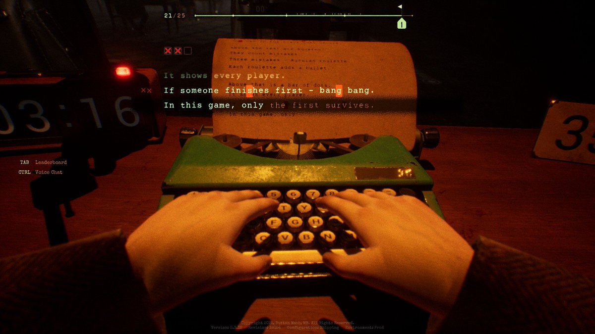 Gamrok's tweet image. I just played the demo of Final Sentence ⌨️

It&apos;s a &quot;Battle Royale typing&quot; game and... it&apos;s a lot of fun!

Out of the four games I played, I finished first 😁 (with a bit of luck on the last one)

➡️ Demo: store.steampowered.com/app/4021860/Fi…

#FinalSentence #BattleRoyal #Typing #TypingGame