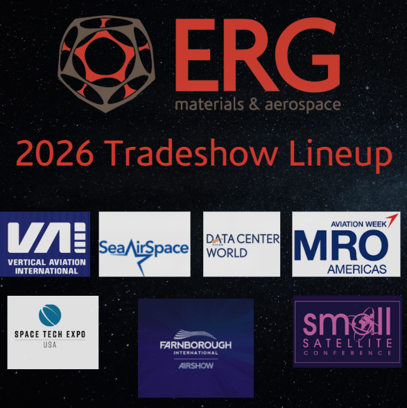 ERGAerospace's tweet photo. Exciting news! Our 2026 tradeshow schedule is officially LIVE. We can’t wait to hit the road and see everyone next year! More information at: https://t.co/UzqLQfse0l https://t.co/g2JaGoGt1z