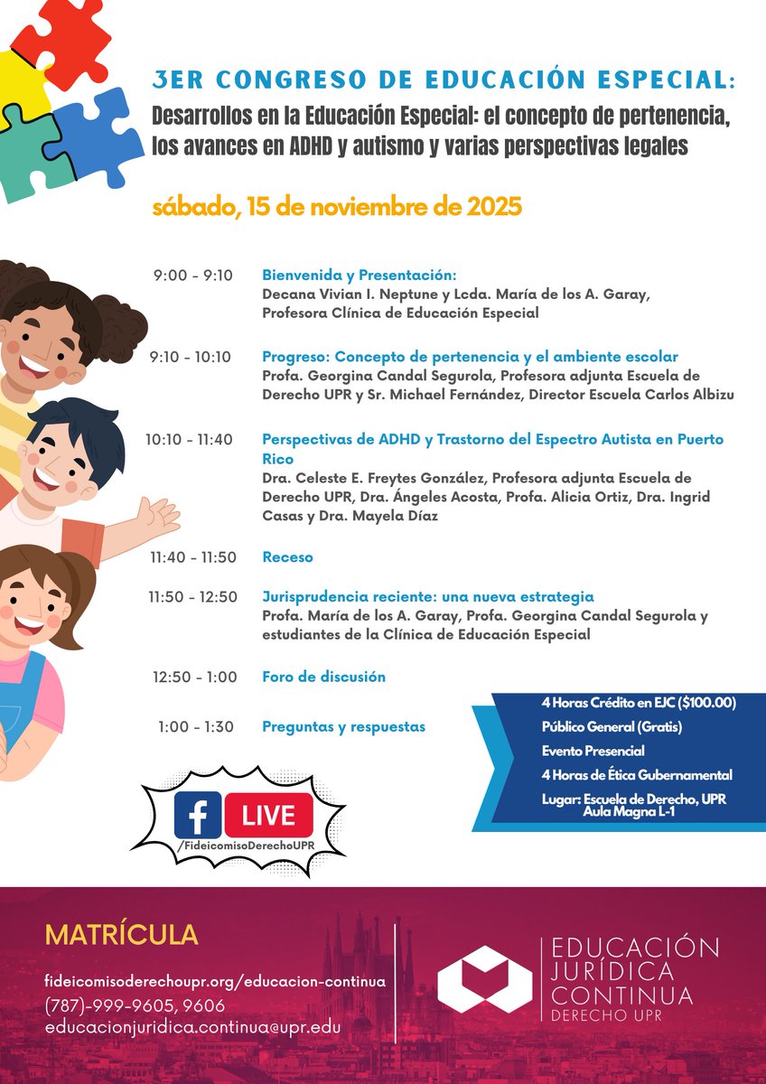 [Este sábado] 3er Congreso sobre Educación Especial | Presencial - mailchi.mp/bfe3586623c7/0…