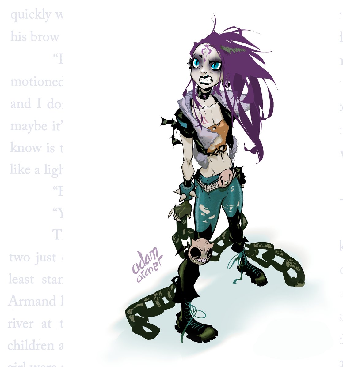 from i think art book 2? 

did a female lobo character but changed her up to put in my book. 

did this one all digital several years ago, playing around with the cintiq. helped me with future big jobs that were all digital, but sucks for me compared to traditional tools

DL all