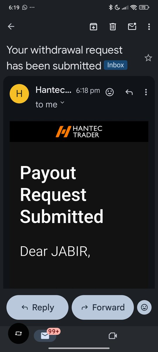 Payout submitted with <a href="/HantecTrader/">Hantec Trader</a> 

Let's see how fast they process it