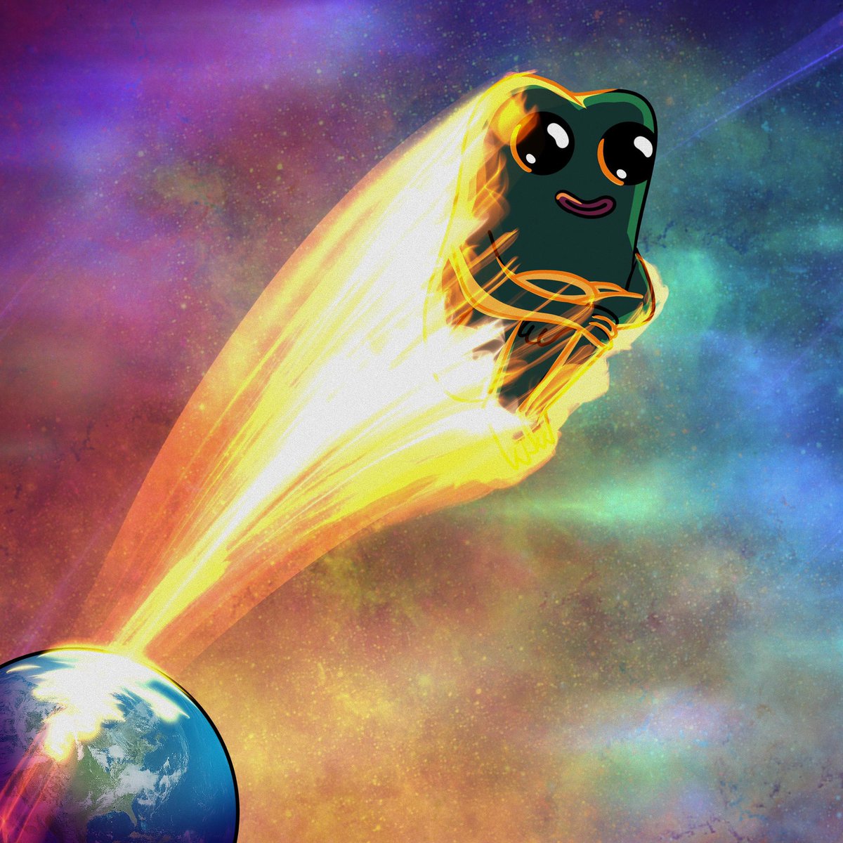 Prius633372's tweet image. Compilation pt 2 of all the art I’ve done for @itsafwog so far 

Let’s connect $fwog champs!!!!!