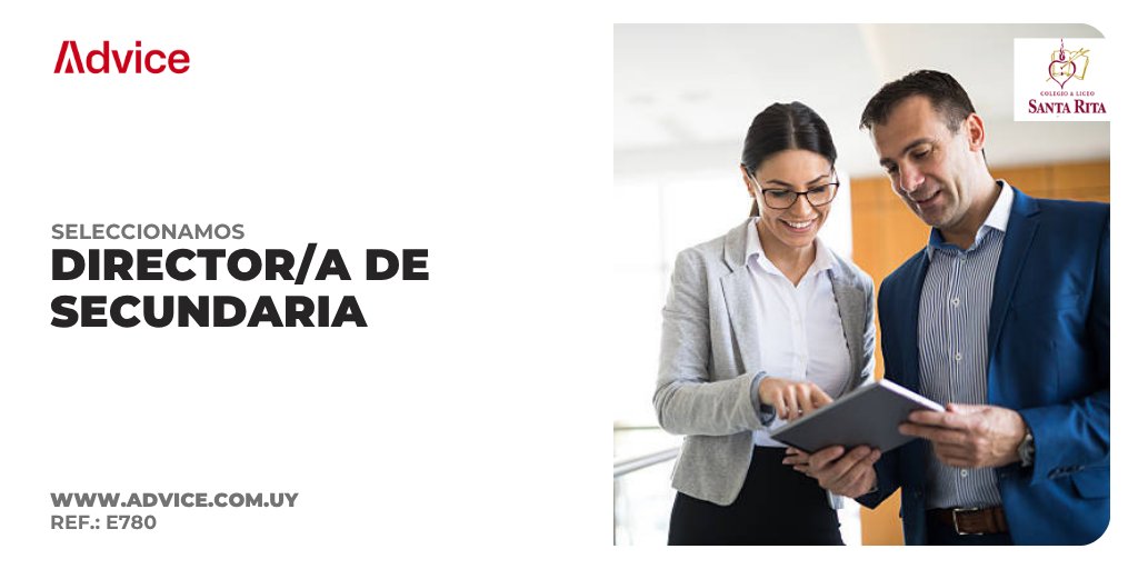 Seleccionamos para El Colegio y Liceo Santa Rita personas con título docente de nivel terciario o universitario en Educación y Especialización en gestión educativa o liderazgo pedagógico y organizacional. 

Deberá contar con experiencia mínima de 15 años en docencia en educación