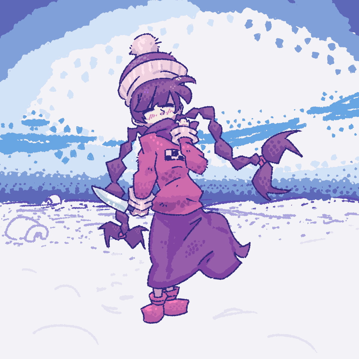 shantalexart's tweet photo. style experimentation with Madotsuki...

#yumenikki https://t.co/s2qoYZKX3u